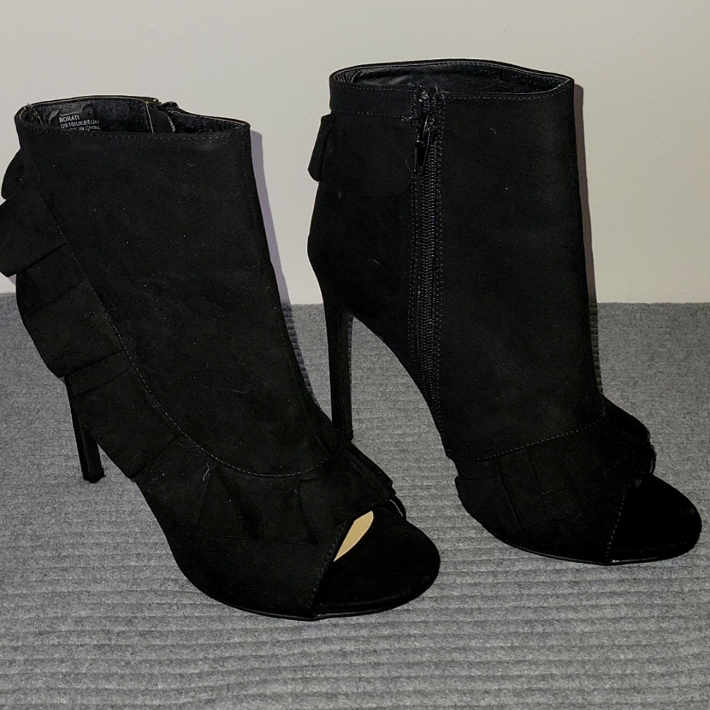 Just Fab Black Booties